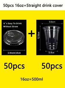 12/14/16/20/24oz Reusable Plastic Cups With Lids, Suitable For Iced Coffee, Milkshake, Cold Drinks, Perfect For Parties, Events, Restaurants, Multi-Purpose Cold & Hot Beverage Cups, Leakproof Smoothie, Juice, Iced Coffee, Slush Drinks Party Supplies - Multicolor - View 22