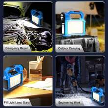 Linterna Portátil Solar Bright Light Work Super Brig, Pila para cargar Celular - Azul - Ver 8