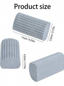 3Pcs Multi-Functional Cleaning Sponge Absorbent Polyvinyl Alcohol Sponge Absorbent Cleaning Sleep Wash Dishes Wash Windows Car Wash Sponge Car Home Cleaning Sponge - Grey - View 8