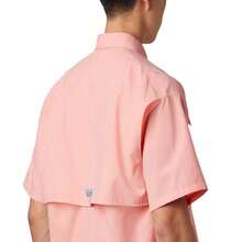 Columbia PFG Men's Bahama II UPF-50 Quick Dry Shirt - Sorbet - View 6