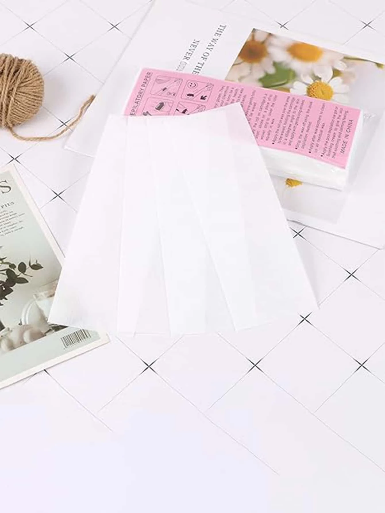 200pcs Thick Disposable Waxing Paper, Depilatory Hair Removal Paper For Body Hair Removal, (Wax
