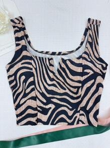 Women Tops - Màu Khaki - Xem 1