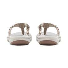 Clarks | Sandalias de dedo tipo chanclas Breeze Rae para mujer - Champán - Ver 5
