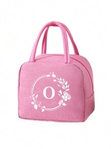 1 件隔热午餐袋 - 便携、时尚、便捷的存储解决方案，适用于学校、工作和旅行学校收纳袋教师储物袋教室袋教室收纳袋书包午餐手提袋冷藏盒储物袋女士可爱午餐包 Tiffin 袋小卡通女士儿童女士男孩女孩女士午餐盒袋学校用品配件学校袋学校配件学校用品 - 玫紅色 - 查看 31