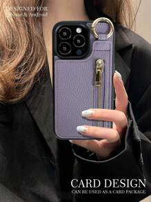1 Stylish PU Leather Phone Case With Multiple Card Slots And Holder Compatible With Apple IPhone 15 14 13 12 11 Pro Max Galaxy S21 Plus S21 Ultra S22 S23 S24 A14 A15 A24 A34 A35 A53 A54 A55 A73 Note20 20 Ultra