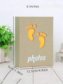 6 "/ Large 6" 6-Inch 4R, Bag Insert Album 4D, 6-Inch Plastic, Paper Insert Bag, Kraft Paper Album, Hollow Album Back To School - Multicolor - View 15