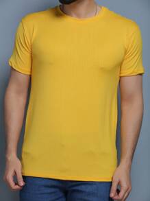 Men T-Shirts - Gold - View 2