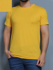 Men T-Shirts - Gold - View 1