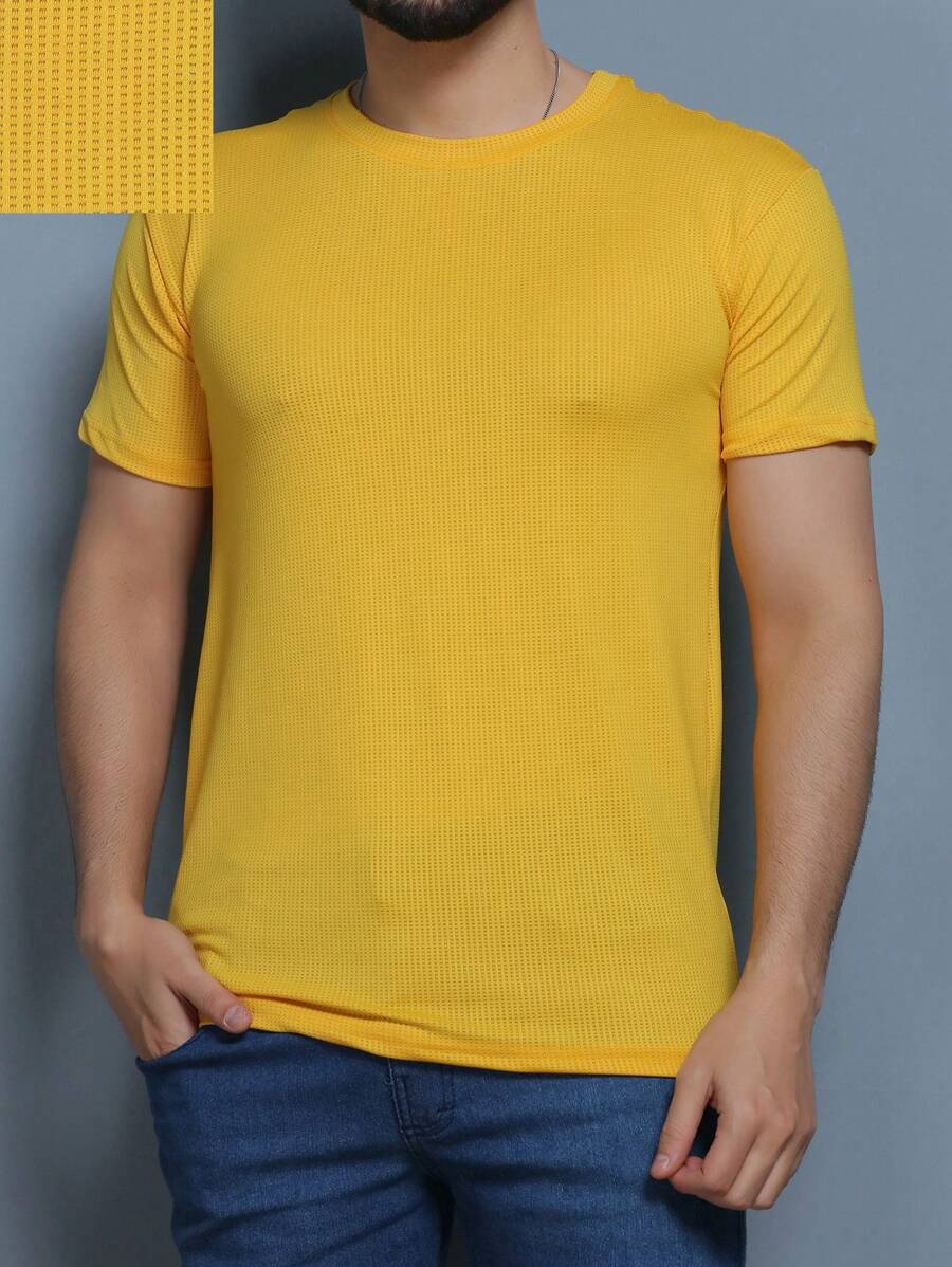 Men T-Shirts - Gold - View 1
