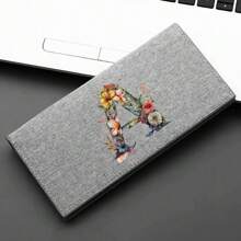 Bloemen Bloem Letter Patroon Stijl Vrouwen Multifunctionele Clutch Voor Telefoon En Geld Cadeau Cadeau Cadeaus Voor Leraren Mode Zakelijk Slank Retro Draagbaar Veelzijdig Creditcard ID-kaart Geldopslag Zakelijk Casual Witteboordenwerkers College Portemonnee Portemonnee Organizer Portemonnees Voor Dames Mini Cadeau Leraar Cadeau Tas Cadeau Voor Vrouwen Portemonnee Portemonnee Lange Portemonnee - Grijs - Bekijken 22