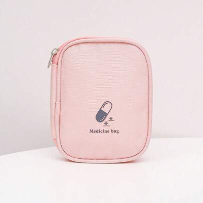 1pc Travel Home Portable Small Medicine Bag With The Small Medicine Bag Small Storage Bag Medicine Convenient Package Medicine Bag Medicine Storage Bag Medicine Organizer First Aid Kit First Aid Bag Travel Accessories Travel Organizer Travel Essentials Travel Stuff Travelling Bag College Vacation Cruise Summer Holiday Essentials For Outdoor Camping Hiking Hunting