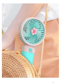 BUYTITI Mini ventilador de Frutas y Flores - Azul - Ver 2