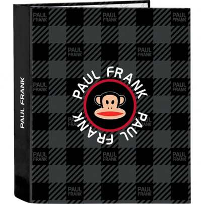 Paul Frank Industries PAUL FRANK "CAMPERS" 4 RING BINDER 35MM WIDE SPINE - Officially Licensed Ring Binder - Exclusive Design - Ideal For Daily Use - Durable Material - Compatible With A4 Sheets