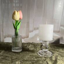 2 nến sáp parafin trắng, 2,95*2,95 inch, thích hợp cho tiệc cưới và trang trí nhà cửa, trang trí phòng, quà tặng - Nhiều màu - Xem 2