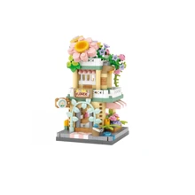 1set ABS City Street Scene Mini Building Blocks, DIY Pet Store Street Scene Toy, Birthday Holiday Gift, Creative Home Decor, Interesting Small Building Challenge Toy, Develops Hands-On And Thinking Skills, Building Blocks Set, DIY Creative Home Decor Room Decoration Toy Educational STEM Toy, Adult Building Blocks Set Gift, Suitable For Holiday Gifts Birthday Gifts Gift-Giving Christmas New Year Valentine's Day Mother's Father's Day Gifts