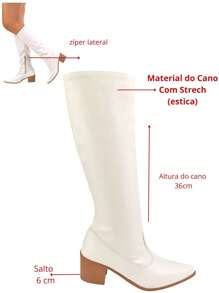 ZATURE STORES Women Equestrian Boots & Western Boots - 白色 - 查看 5