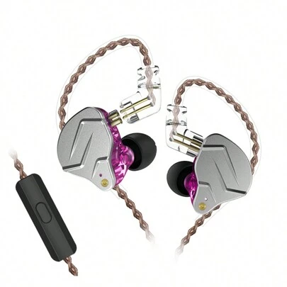 Original KZ ZSN Pro Audífonos In-ear Gamer Auriculares Con Cable  With Mic Negro
