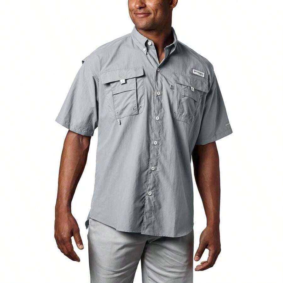 Columbia PFG 男友风 Bahama II UPF-50 速干衬衫 - 冷灰色 - 查看 1