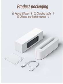 ViSSKO 1 pieza Difusor de aromaterapia con aceites esenciales alimentado por USB con llama de 7 colores, 3 modos de temporización, chip inteligente para apagado automático y adecuado para humidificación interior