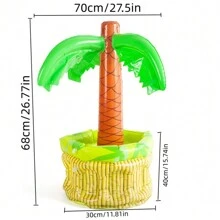 Pool Party Water Ice Bar Cactus Coconut Ice Bucket Halloween Event Party Decoration