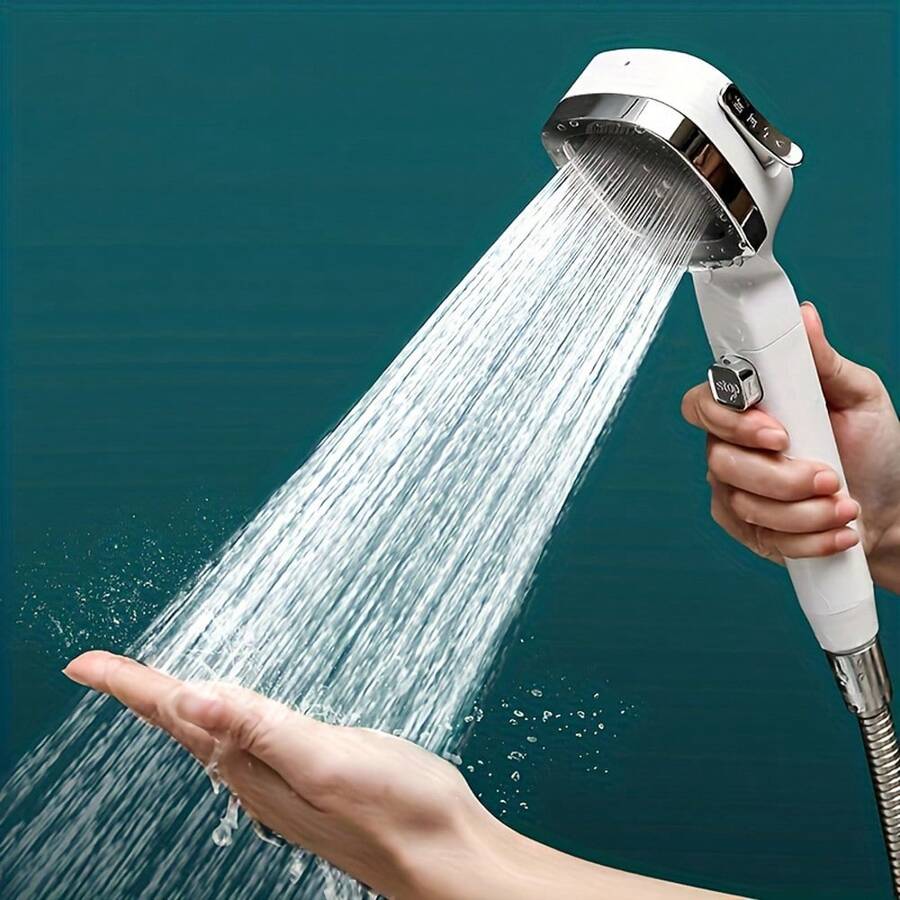Household Pressure Boosting Shower Head - 1 Pcs - View 1