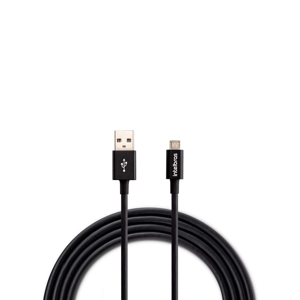 Cabo USB - USB-C 1,2m PVC Preto EUAC 12PP