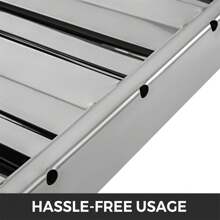 Pack Of 6 Hood Filters 19.5W X 24.5H Inch, 430 Stainless Steel 4 Grooves Commercial Hood Filters, Range Hood Filter For Grease Rated Commercial Kitchen Exhaust Hoods