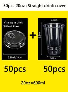 12/14/16/20/24oz Reusable Plastic Cups With Lids, Suitable For Iced Coffee, Milkshake, Cold Drinks, Perfect For Parties, Events, Restaurants, Multi-Purpose Cold & Hot Beverage Cups, Leakproof Smoothie, Juice, Iced Coffee, Slush Drinks Party Supplies - Multicolor - View 20