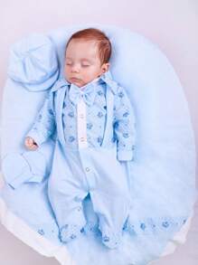Baby Boys Jumpsuits - 淺藍色 - 查看 1