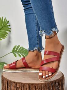 Women's New Summer Casual Sandals, Breathable, Ultra-Clear, Slip Resistant, Comfortable, Lightweight, Sporty, Simple, Super Soft, Fashionable, All-Match Shoes