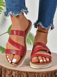 Women's New Summer Casual Sandals, Breathable, Ultra-Clear, Slip Resistant, Comfortable, Lightweight, Sporty, Simple, Super Soft, Fashionable, All-Match Shoes