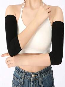 1 Pair Of Arm Weight Loss Shaper Wrap Massager, Arm Compression Sleeve On Lister Female Arm Sleeve Gym Gym Accessories Coderas