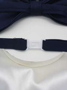 Laço de Borboleta Estilo Universitário de Tamanho Grande Feito à Mão em Poliéster Sólido, Adequado para Uniforme Escolar JK, Uso Diário, Festivais, Etc. Dia dos Namorados