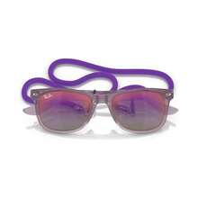 Ray-Ban Jr | 儿童太阳镜，新款 Wayfarer（7-10 岁） - 蛋白石紫 - 查看 7