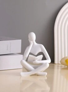 1 件北欧风格奢华树脂抽象人物阅读书桌面装饰装饰品最佳