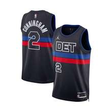 Jordan Camiseta de baloncesto  de la edición de declaración negra de los  para hombres con el nombre Cade Cunningham - Negro - Ver 3