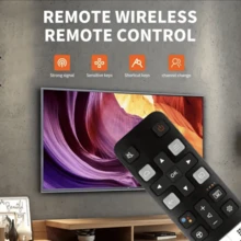 Rc802v Fmr1遙控器:增強您的tcl和lg智慧電視體驗-無語音功能 - 黑色 - 查看 4