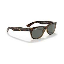 Ray-Ban | 男女通用偏光太阳镜，RB2132 新款 WAYFARER - 拋光玳瑁色/綠色 - 查看 5