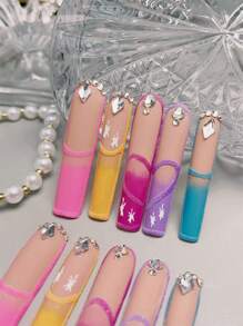 nailrosy Conjunto de 10 uñas falsas con forma de pato hechas a mano con caja incluida. Pegatinas de uñas falsas con puntas de uñas, Encantos de uñas de rubor, uñas cortas, taladro de uñas, uñas de los pies, uñas de pato, decoraciones de uñas con diamantes de imitación, francés blanco, mariposa, ojo corto de gato, cómic divertido, flor, floral, lindo, moderno, japonés, para mujeres y niñas, boda, blanco, negro, rojo, rosa, azul real, gótico, rosa caliente, marrón, cereza, fresa, brillo de uñas, góticas, corazón medio, calcomanía, metal pesado, punk, rave, fiesta, verano 2024, primavera, cereza, playa, vacaciones, océano, translúcido, uñas de Baddie, uñas acrílicas de aerógrafo, arte de uñas de los 2000, uñas atrevidas, uñas de trabajo, dibujos animados de los 90, multicolor brillante, uñas de gemas, leche de playa temática básica, uñas de flor silvestre, uñas de playa lechosas doradas, uñas de baile azul real, súper uñas de baile moradas, uñas de estrella de mar acrílicas, uñas de arte pop - Albaricoque - Ver 2