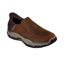 Men's Hands Free Slip-Ins Relaxed Fit- Respected - Elgin Casual Moccasin Sneakers From Finish Line - Brown - View 1