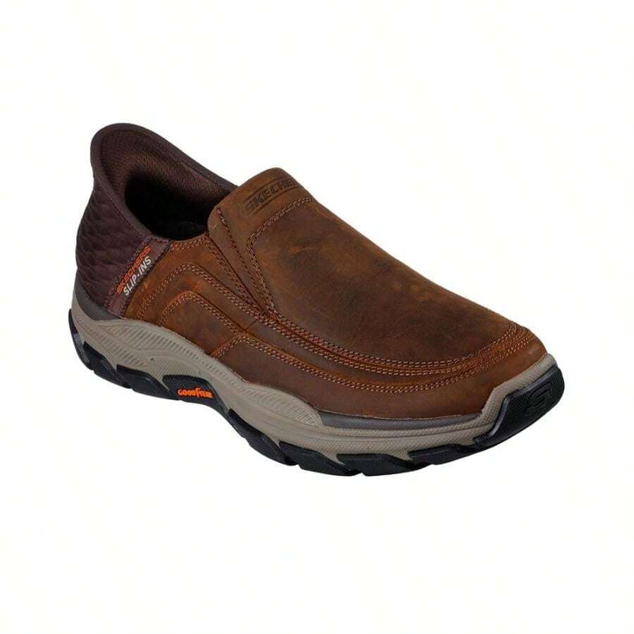 Men's Hands Free Slip-Ins Relaxed Fit- Respected - Elgin Casual Moccasin Sneakers From Finish Line - Brown - View 1
