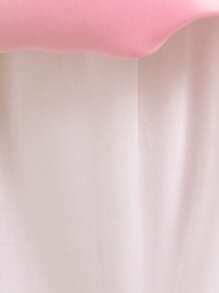 Tween Girls Floral Print Mesh Elegant Birthday Party Dress, Excluding Headband - Pink - View 9