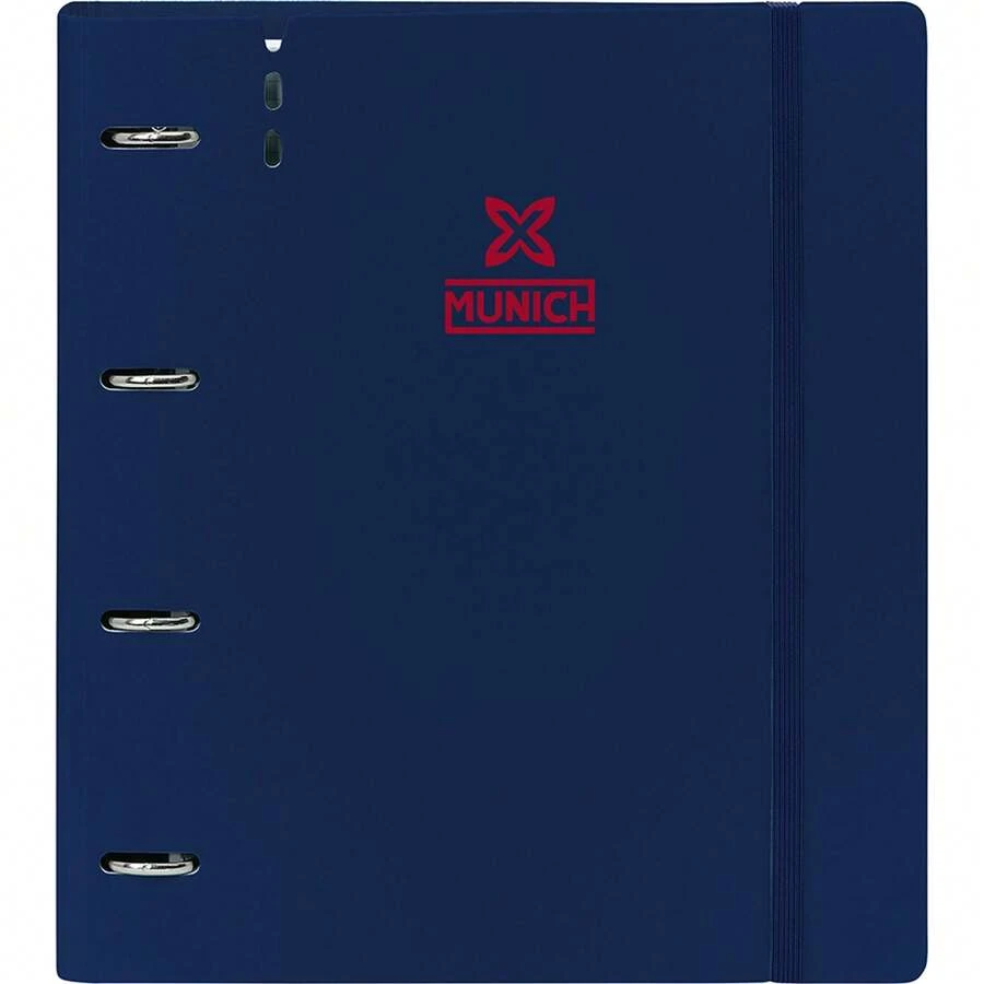 4 RING BINDER 35MM WITH REPLACEMENT MUNICH "ROYAL" - Officially Licensed Ring Binder - Exclusive Design - Ideal For Daily Use - Durable Material - Compatible With A4 Sheets - 彩色 - 查看 1