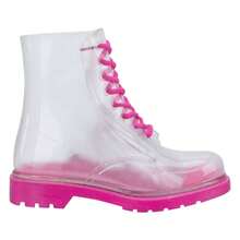 Botas de lluvia transparente Pink - Rosa - Ver 2