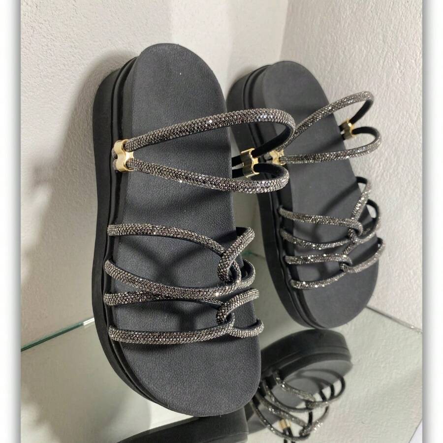 Women Platforms & Wedge Sandals - màu đen - Xem 1