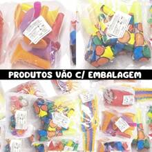 Kit 100 Mini Brinquedo Prendas Infantil Lembrancinha Dia das Crianças Festinha - Sortidas - Visão 3