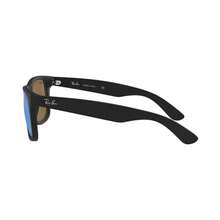 Ray-Ban 男女通用太阳镜，RB4165 Justin Mirror - 黑/綠鏡面 - 查看 8