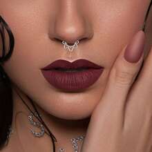 16G Septum Ring 316L Stainless Steel Nose Ring Body Piercing Jewelry For Septum/Nose/Earlobe-Stainless Steel Cartilage Earring For Women Men - Silver - View 12