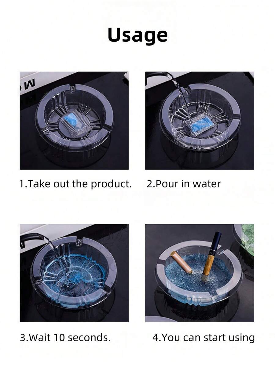 20/40/50pcs Disposable Ashtrays HassleFree Cleaning Solution For Camping And Home Useashtray