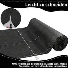 LILIIN Windbreak Net, Anthracite/Green, 1x10m/1.2x10m/1.5x10m/1.8x10m, Balcony Privacy Screen With Eyelets And Cable Ties, Fence Screen 150g/M² HDPE, Weatherproof Shading Net - Dark Grey - View 7